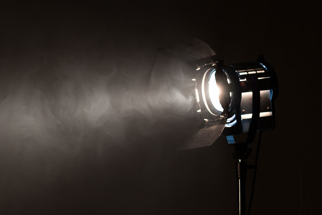 a stage spotlight